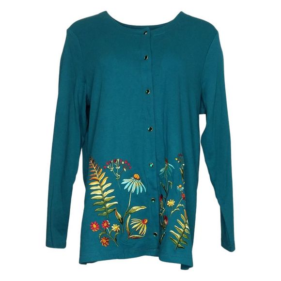 Quacker Factory | Sweaters | Quacker Factory Womens Top Sz L